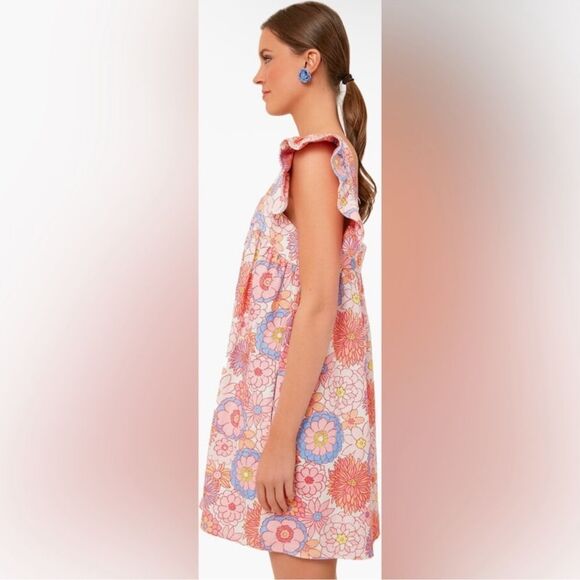 Tuckernuck x Cameran Eubanks Wimberly Folly Floral Hazel Linen Dress Size Large - Picture 3 of 16